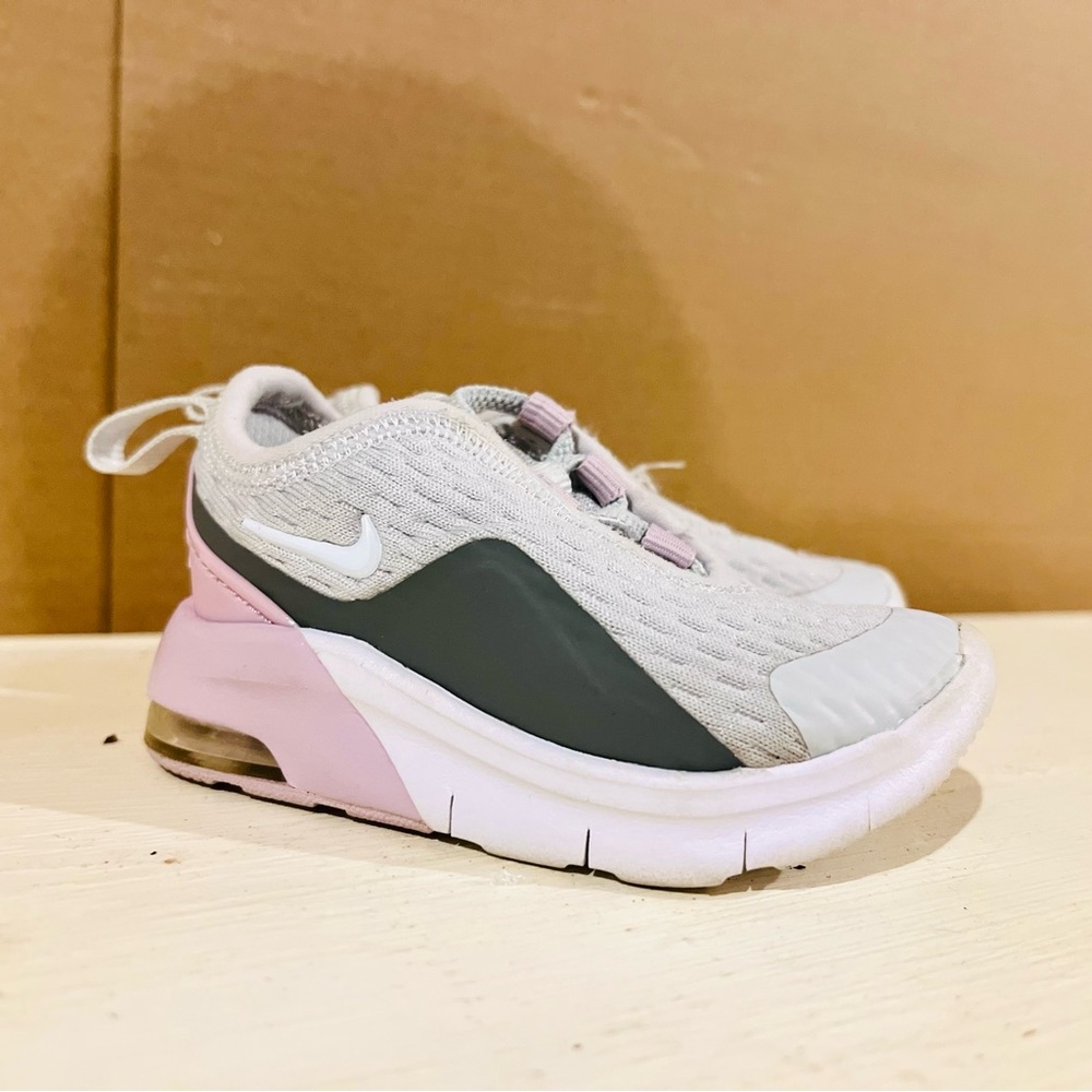 Nike Air Baby Gray and Pink Sneakers
